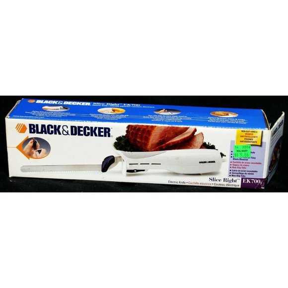 Black & Decker Slice Right Electric Knife EK700 Stainless Steel EZ Grip Tabs - Picture 3 of 12